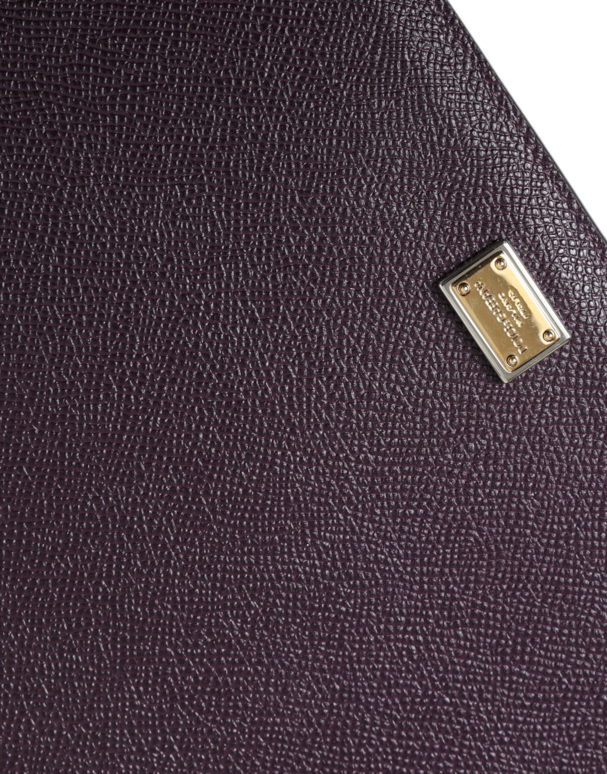 Pouch Toiletry Bag by Dolce & Gabbana for women in leather & metal brown features a distinguished Leather Metal Pouch Toiletry Bag design with a secure , organized , and versatile for travel.