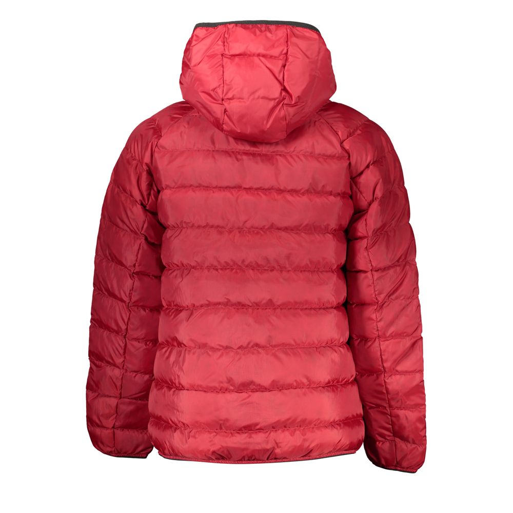 This Hooded Jacket by Tommy Hilfiger for men in polyester pink, red & signature showcases a magnificent silhouette, meticulously crafted with a distinctive and functional pockets & hooded for a magnificent finish.