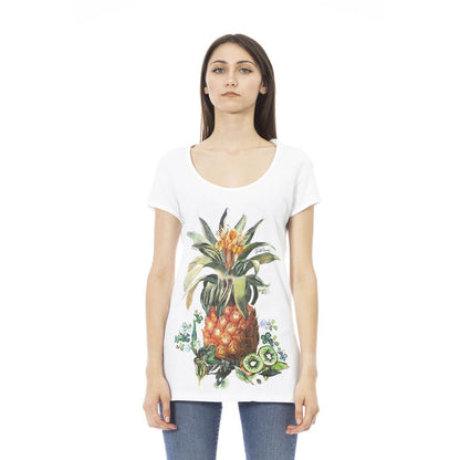 Just Cavalli White Cotton Women Top