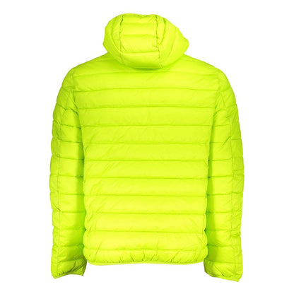 Hooded Overcoat by Norway 1963 for men in polyamide green features a cosy chic silhouette, artfully detailed with a sophisticated and premium pockets & hooded for a cosy chic finish.