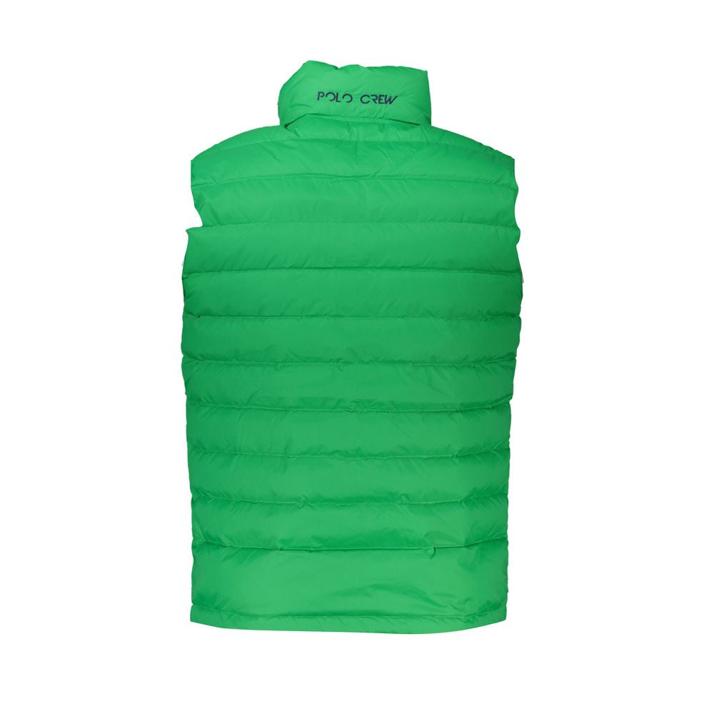 Vest by La Martina for men in polyamide green features an on trend silhouette, showcasing a sophisticated and premium pockets for a truly on trend finish.