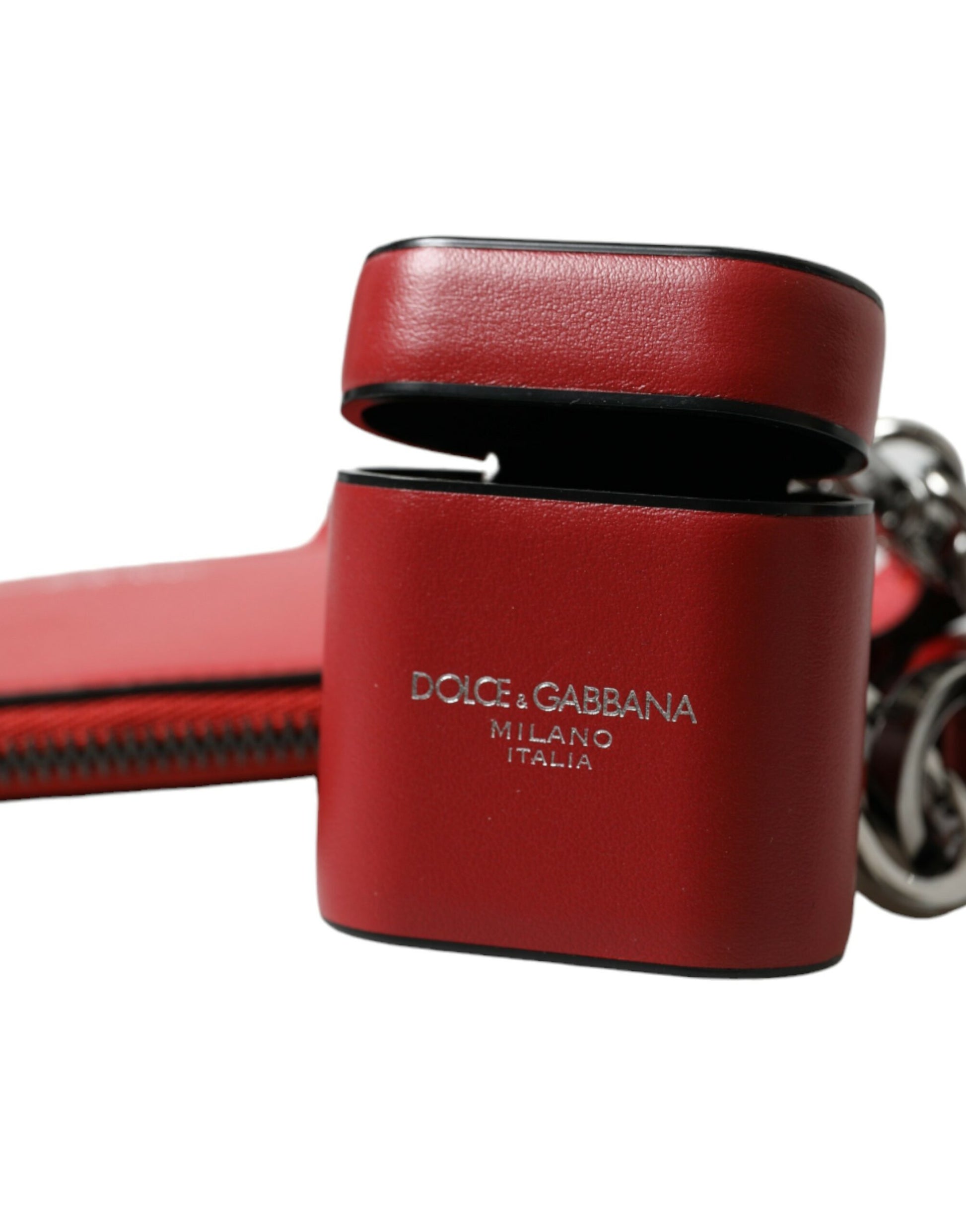 Wallet by Dolce & Gabbana for men in calf leather red showcases a refined silhouette, artfully detailed with the signature style of the Calf Leather Wallet and functional .