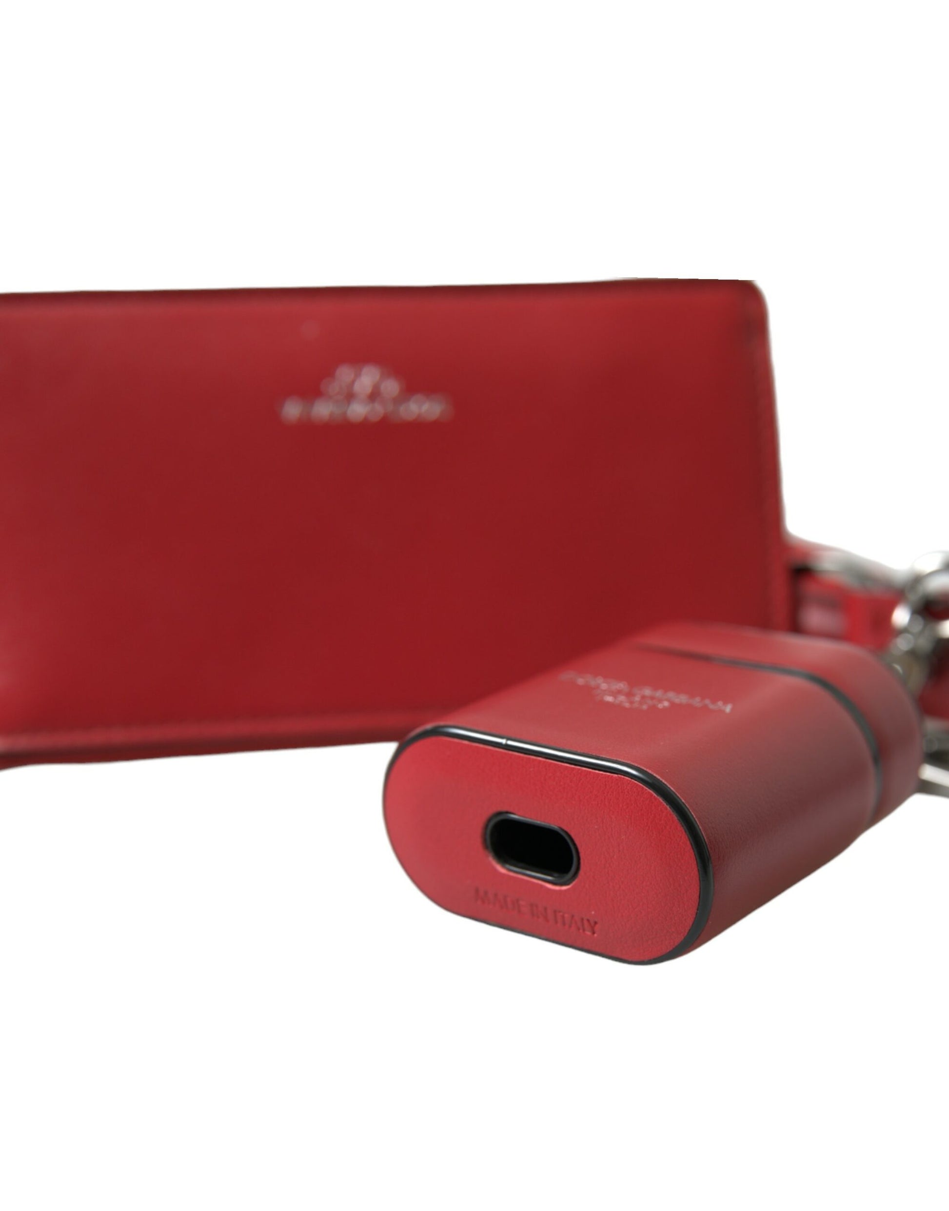 Wallet by Dolce & Gabbana for men in calf leather red features a streamlined silhouette, showcasing the streamlined Calf Leather Wallet design with sophisticated for a premium look.