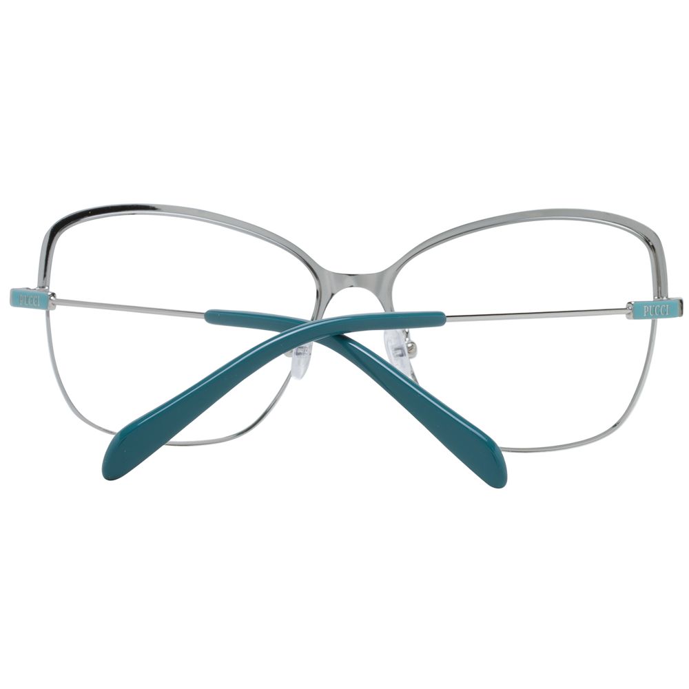 Eyeglasses Frames by Emilio Pucci for women in metal multicolor showcases a refined full-frame frame design with a refined multicolor coloured frame finish for a refined and sophisticated look.
