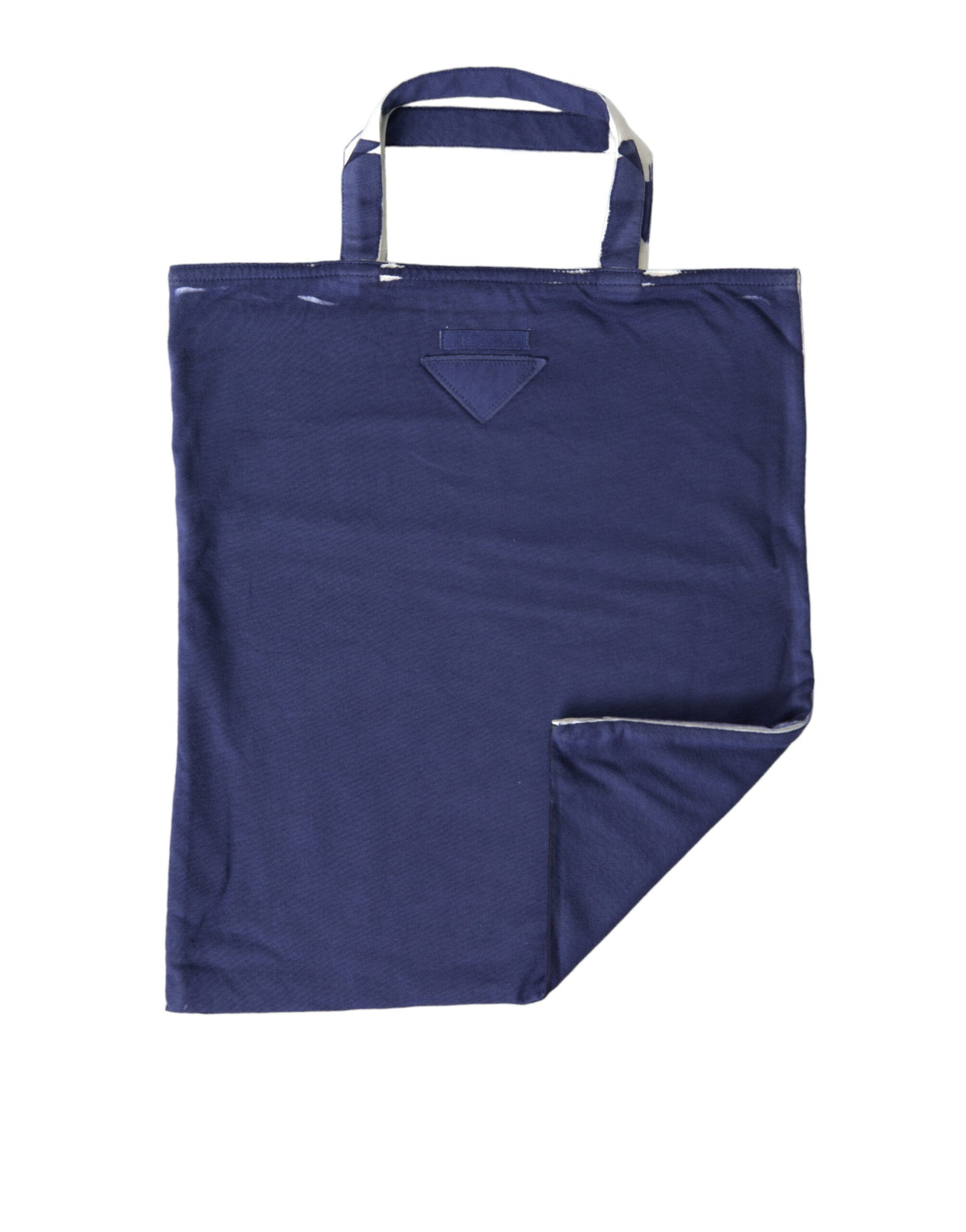 Shopper Tote Bag by Prada for women in fabric blue showcases a statuesque Fabric Shopper Tote Bag design, featuring a secure , ample , and versatile for a statuesque finish.