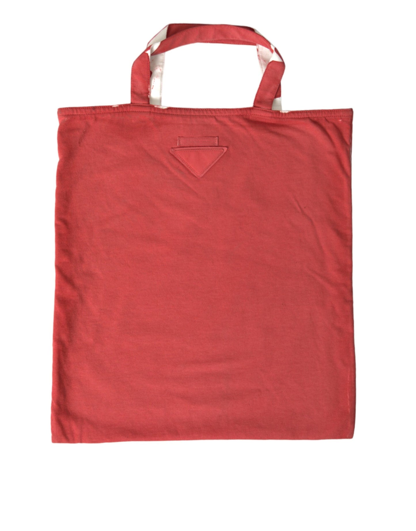 This Shopper Tote Bag by Prada for women in fabric red & white features an jet-set Fabric Shopper Tote Bag design with a secure , ample , and jet-set .