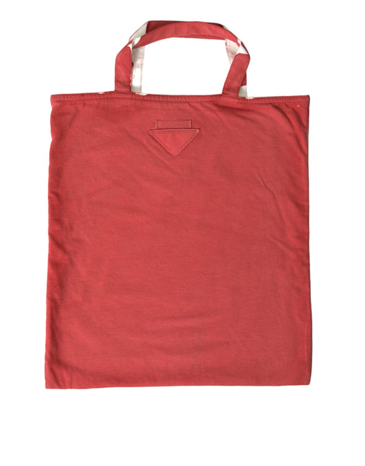This Shopper Tote Bag by Prada for women in fabric red & white features an jet-set Fabric Shopper Tote Bag design with a secure , ample , and jet-set .