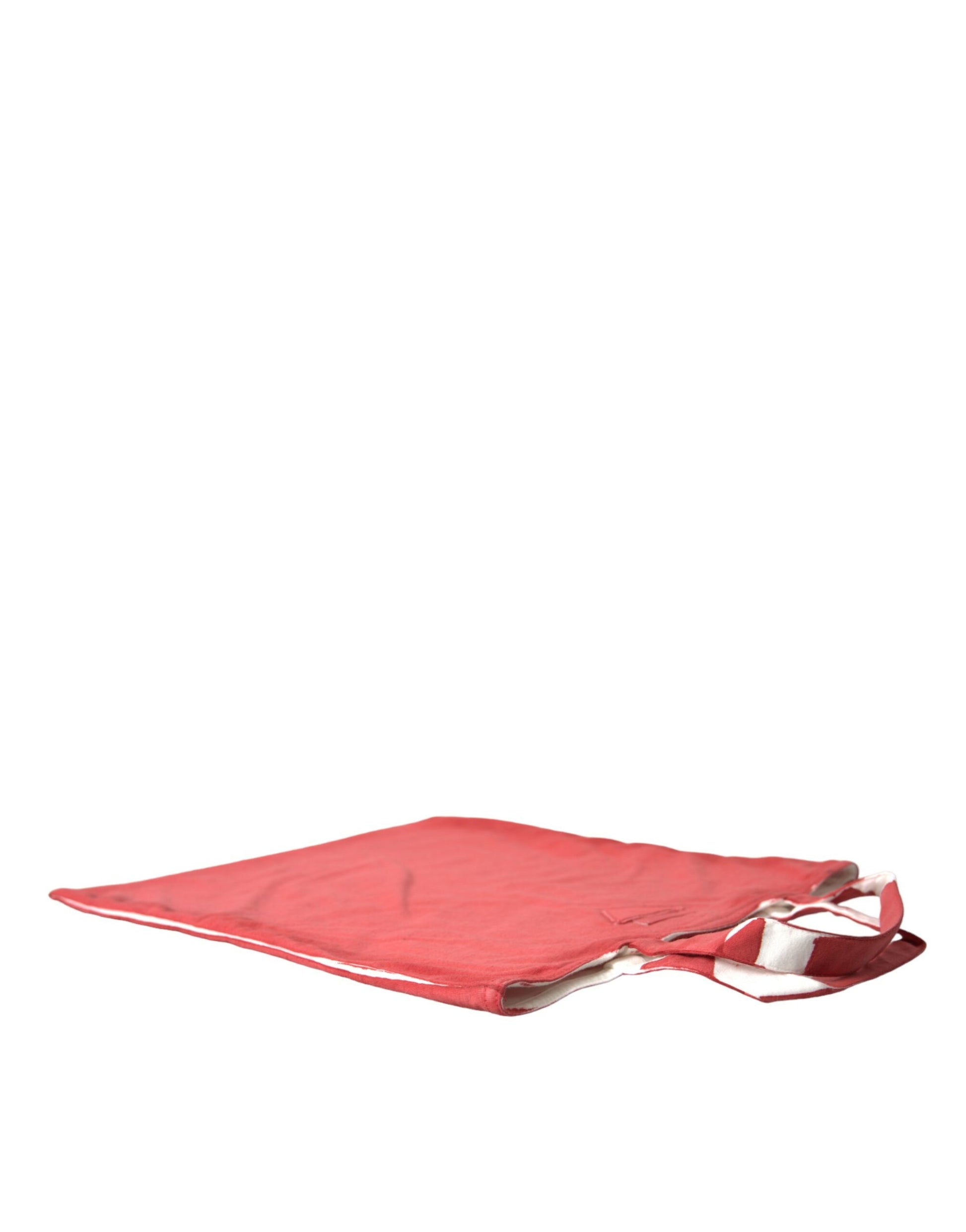 Shopper Tote Bag by Prada for women in fabric red & white features an jet-setting Fabric Shopper Tote Bag design with a secure , jet-setting , and versatile for a jet-setting look.