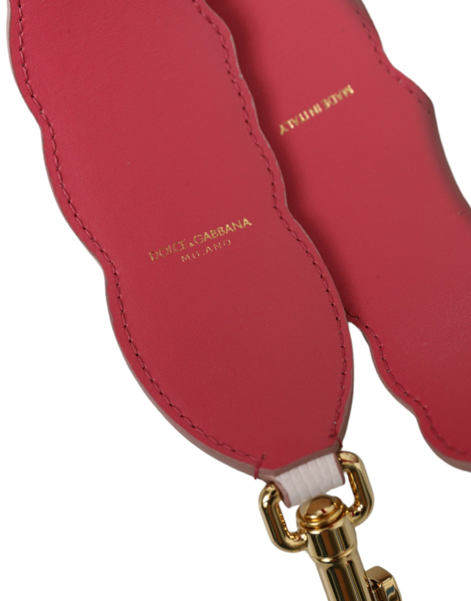 Shoulder Strap by Dolce & Gabbana for unisex in ayers calf leather gold, multicolor, white & floral features an stylish design, beautifully completing the signature look of the Ayers Calf Leather Shoulder Strap.