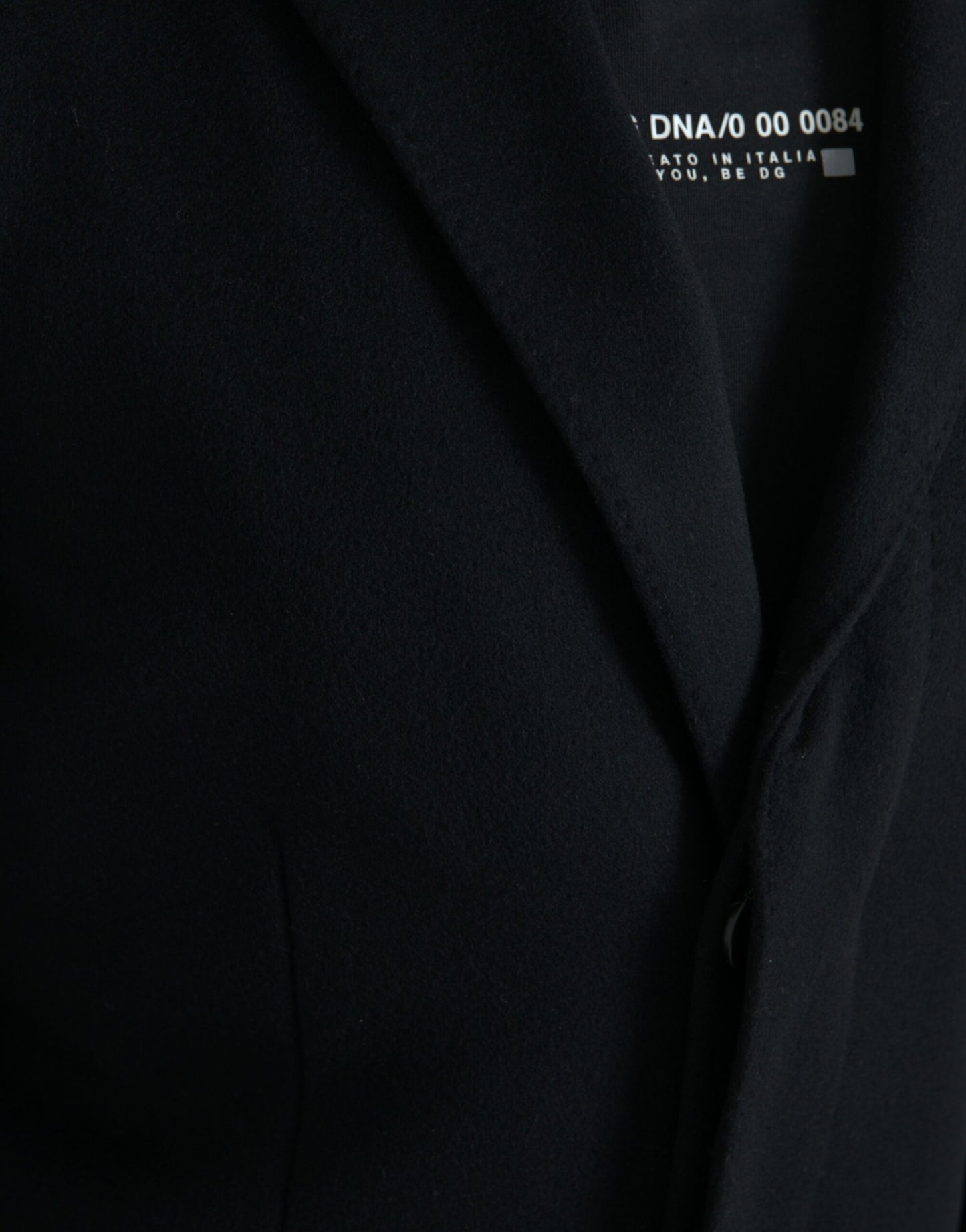 Dolce & Gabbana Men's Black Single Breasted Trench Coat Jacket