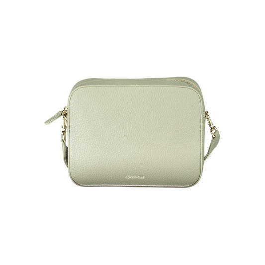 Small Shoulder Convertible Handbag by Coccinelle for women in leather green features an exquisite silhouette, showcasing a secure zipper, ample , and versatile shoulder-strap & adjustable-strap for exquisite style.