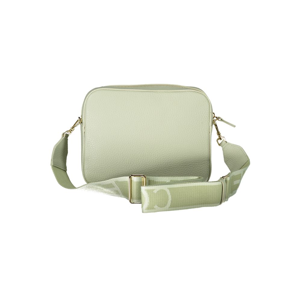 Small Shoulder Convertible Handbag by Coccinelle for women in leather green features a polished silhouette with a secure zipper, ample , and polished shoulder-strap & adjustable-strap for a sophisticated look.
