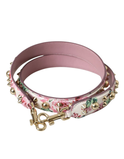 Shoulder Strap by Dolce & Gabbana for unisex in calf leather multicolor, pink, floral & signature features a effortlessly chic design, perfectly complementing the signature look of the Calf Leather Shoulder Strap.