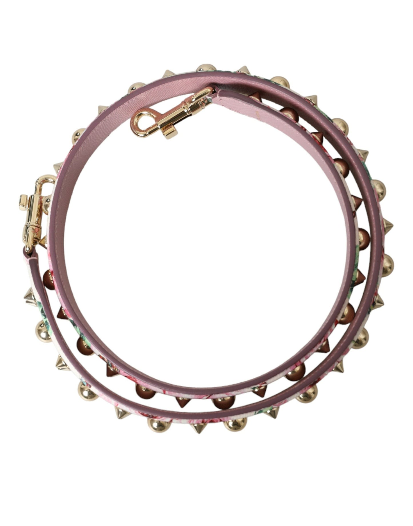 Shoulder Strap by Dolce & Gabbana for unisex in calf leather multicolor, pink, floral & signature features a contemporary design, highlighting the distinctive style of the Calf Leather Shoulder Strap with a contemporary finish.