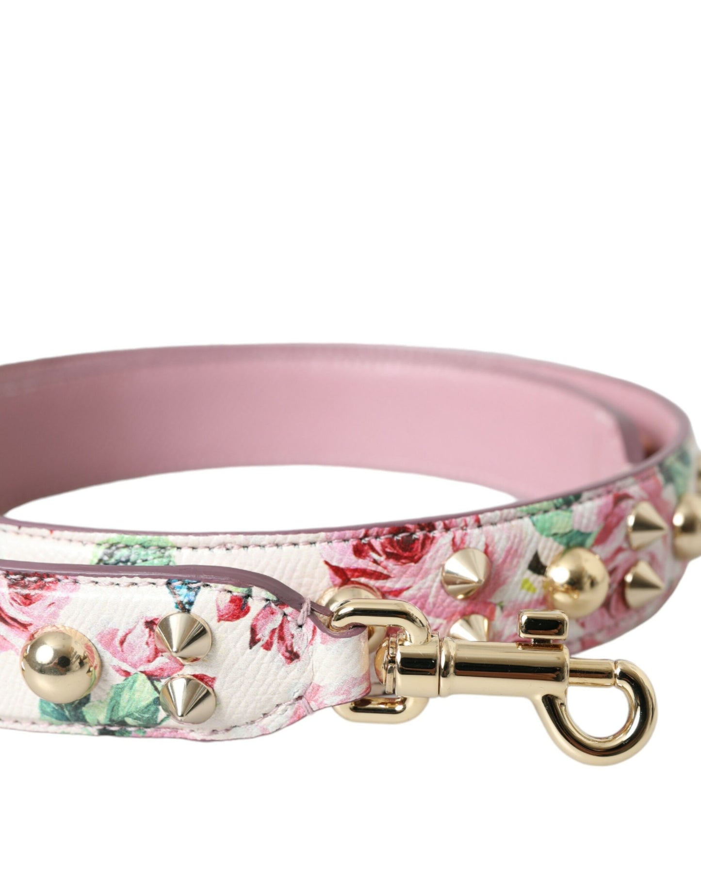 Shoulder Strap by Dolce & Gabbana for unisex in calf leather multicolor, pink, floral & signature features a dynamic silhouette, artfully enhancing the dynamic design of this Calf Leather Shoulder Strap.