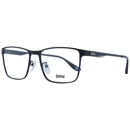 Eyeglasses Frames by BMW for men in metal and black showcases a refined silhouette, detailed with a black coloured frame finish and a sophisticated full-frame frame design.