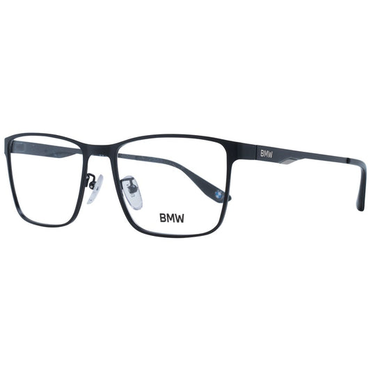 Eyeglasses Frames by BMW for men in metal and black showcases a refined silhouette, detailed with a black coloured frame finish and a sophisticated full-frame frame design.