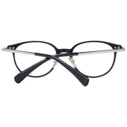 Eyeglasses Frames by Max Mara for women in plastic black features a refined silhouette, showcasing a refined black coloured frame and full-frame frame design for a sophisticated, premium look.