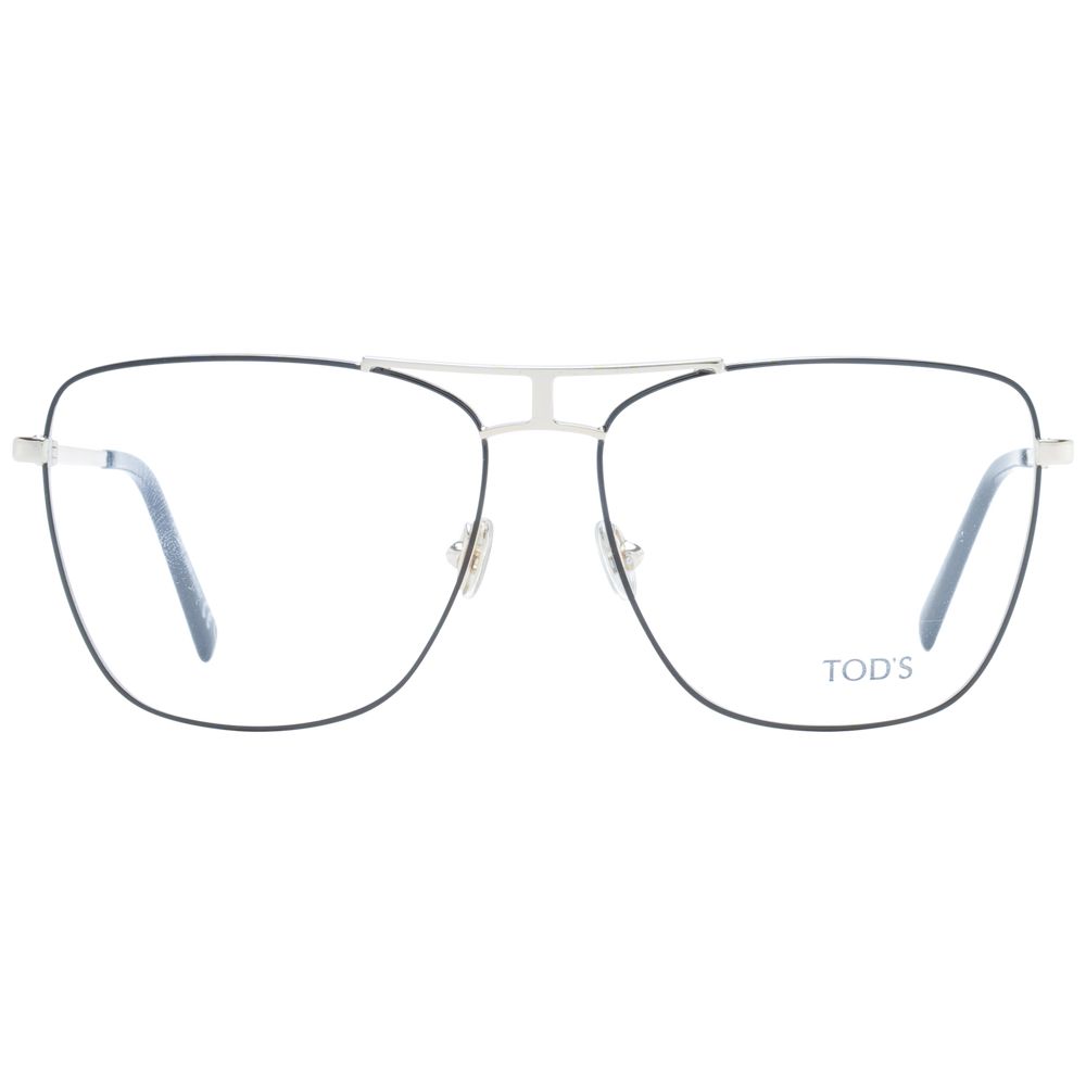 Eyeglasses Frames by Tod's for women in black showcases a refined full-frame frame design with a refined black coloured frame finish for a refined and sophisticated look.
