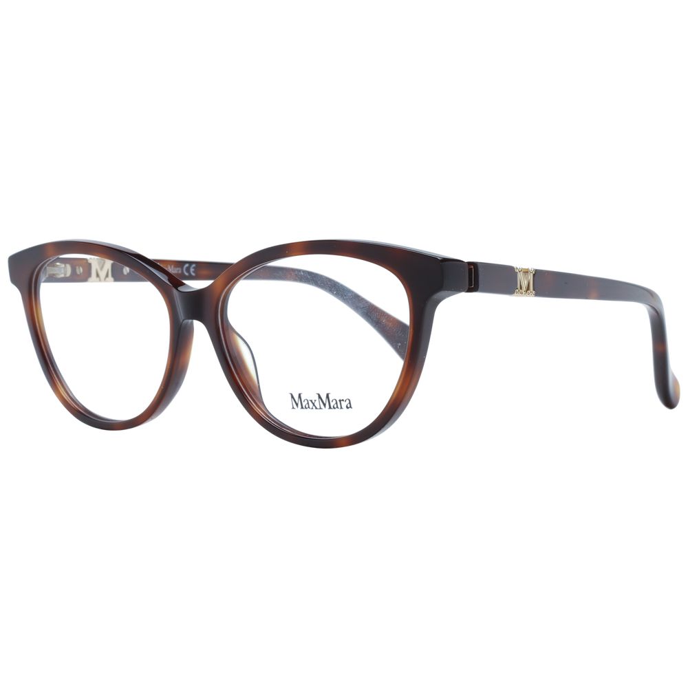Max Mara Women's Butterfly Full-Rim Plastic Eyeglasses Frames - Brown
