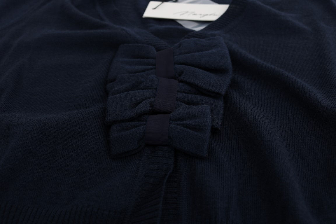 Marghi Lo' Women's Blue Wool Blouse Sweater