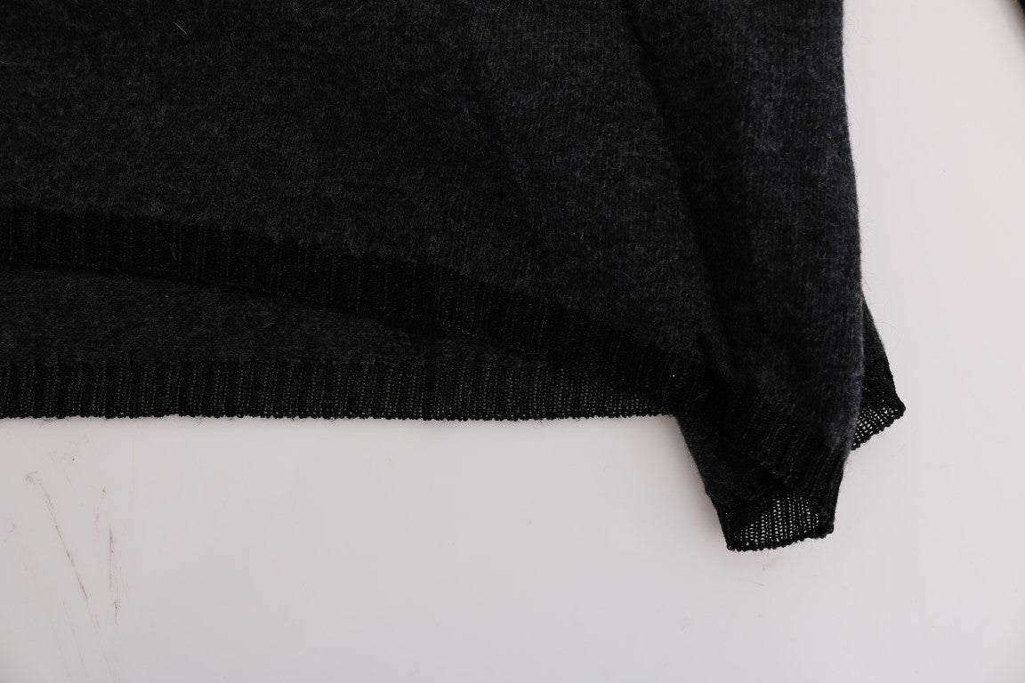 Costume National Women's Grey Viscose Knitted Sweater