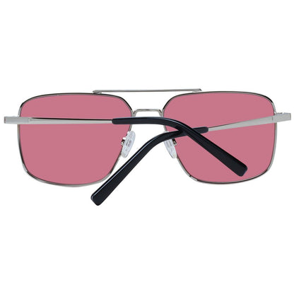 Sunglasses by Serengeti for men in metal silver features a sumptuous silhouette, showcasing a sumptuous aviator full-rim frame design in silver coloured frame with high-performance photochromatic lens.
