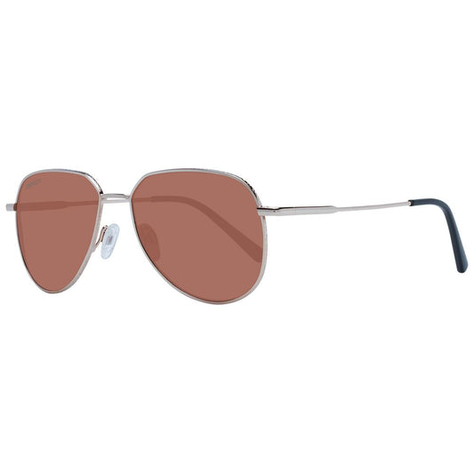 Sunglasses by Serengeti for unisex in metal rose-gold showcases a ethereal silhouette, featuring rose-gold coloured frame full-rim round frame design with photochromatic polarized lens for a ethereal finish.