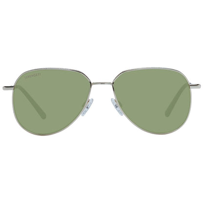 Sunglasses by Serengeti for unisex in metal and gold featuring an opulent full-rim round frame design with a sophisticated gold coloured frame finish and high-performance photochromatic category-3-dark-tint lens.