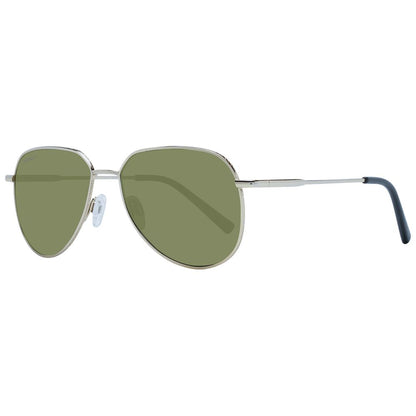 Sunglasses by Serengeti for unisex in metal and gold featuring an opulent full-rim round frame design with a sophisticated gold coloured frame finish and high-performance photochromatic polarized category-3-dark-tint lens.