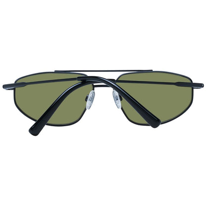 Sunglasses by Serengeti for men in metal black features an lustrous aviator full-rim frame design with black coloured frame detailing and photochromatic polarized category-3-dark-tint lens for a lustrous aesthetic.