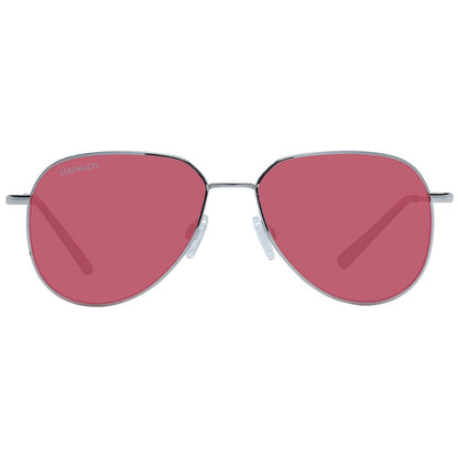 Sunglasses by Serengeti for unisex in metal and silver presents a sumptuous silhouette, featuring silver coloured frame and full-rim round frame design with photochromatic polarized category-3-dark-tint lens for a sumptuous look.