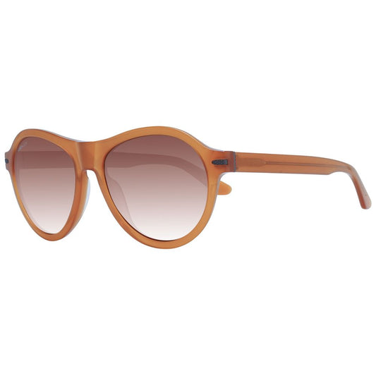 Sunglasses by Serengeti for men in acetate and brown featuring an opulent full-rim round frame design with a sophisticated brown coloured frame finish and high-performance photochromatic polarized lens.