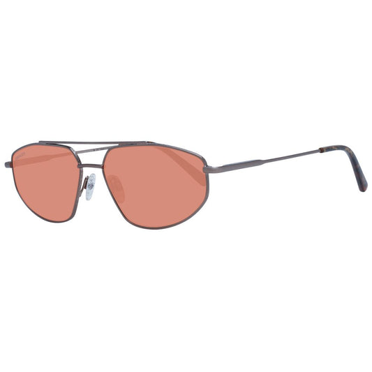 Sunglasses by Serengeti for men in metal bronze showcases a ethereal silhouette, featuring bronze coloured frame aviator full-rim frame design with photochromatic lens for a ethereal finish.