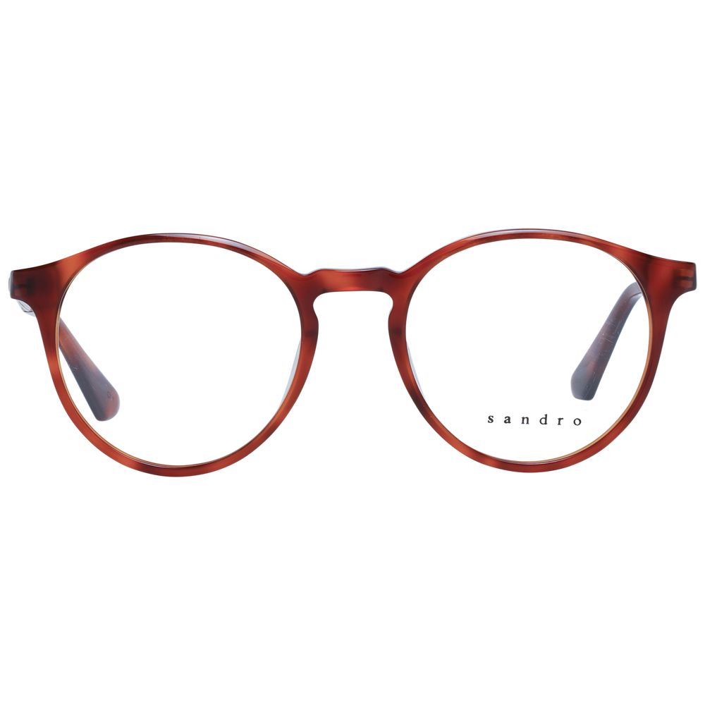 Eyeglasses Frames by Sandro for women in and brown showcases an refined full-frame frame design featuring a sophisticated brown coloured frame for an refined and refined aesthetic.