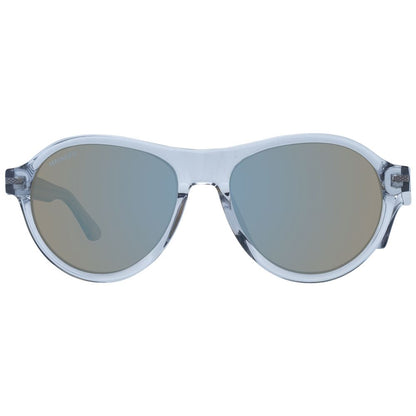 Sunglasses by Serengeti for men in acetate transparent features a sumptuous silhouette, showcasing a sumptuous full-rim round frame design in transparent coloured frame with high-performance photochromatic polarized lens.