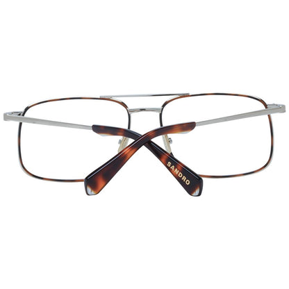 Eyeglasses Frames by Sandro for men in metal and brown showcases a refined silhouette, detailed with a brown coloured frame finish and a sophisticated full-frame frame design.
