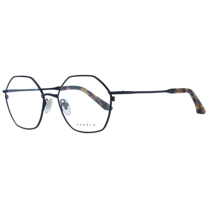 Eyeglasses Frames by Sandro for women in stainless steel black features a refined silhouette, showcasing a refined black coloured frame and full-frame frame design for a sophisticated, premium look.