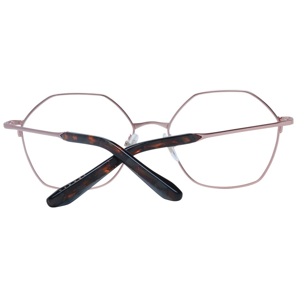 Eyeglasses Frames by Sandro for women in stainless steel and rose-gold showcases a refined silhouette, detailed with a rose-gold coloured frame finish and a sophisticated full-frame frame design.