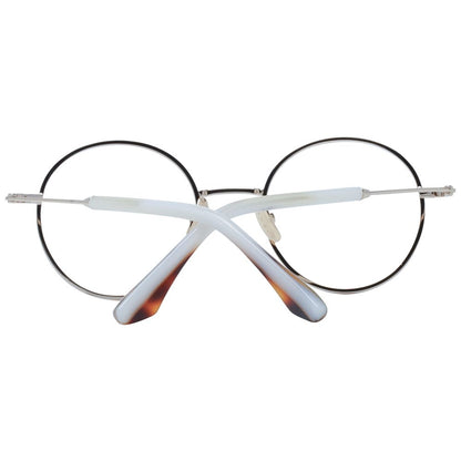 Eyeglasses Frames by Sandro for women in stainless steel white showcases a reflective silhouette, artfully incorporating a sophisticated white coloured frame with a distinct full-frame frame design.