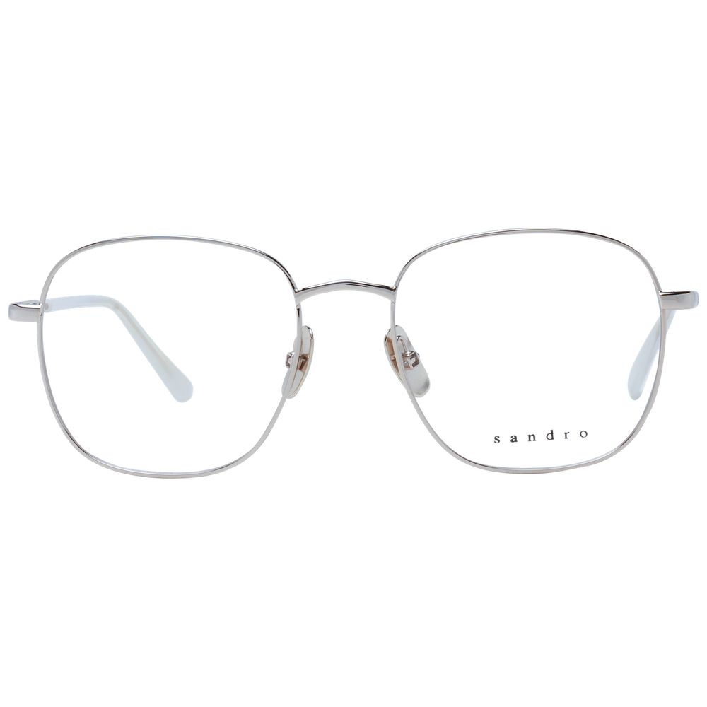 Eyeglasses Frames by Sandro for women in stainless steel silver showcases a refined full-frame frame design with a refined silver coloured frame finish for a refined and sophisticated look.