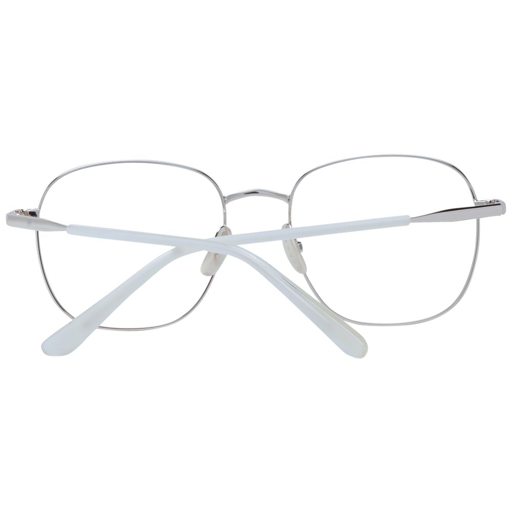 Eyeglasses Frames by Sandro for women in stainless steel silver features an refined silhouette, showcasing a sophisticated silver coloured frame and refined full-frame frame design for a refined look.
