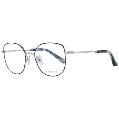 Eyeglasses Frames by Sandro for women in metal and black showcases an refined full-frame frame design featuring a sophisticated black coloured frame for an refined and refined aesthetic.