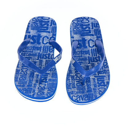 Just Cavalli Men's Light Blue EVA Flip Flop Sandal