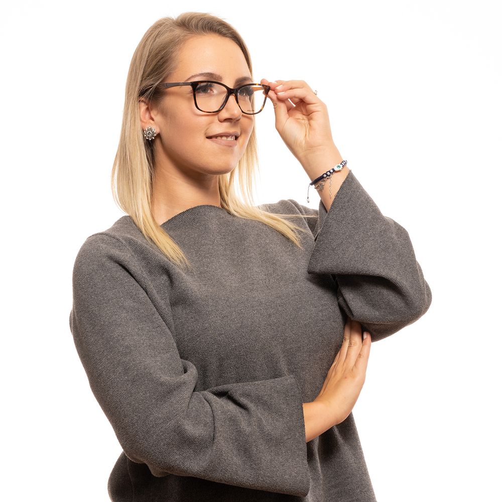 Eyeglasses Frames by Police for women in and brown showcases an refined full-frame frame design featuring a sophisticated brown coloured frame for an refined and refined aesthetic.