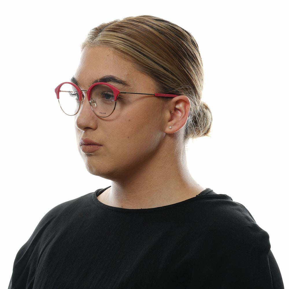 Eyeglasses Frames by Police for women in multicolor features an refined silhouette, showcasing a sophisticated multicolor coloured frame and refined full-frame frame design for a refined look.
