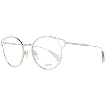 Eyeglasses Frames by Police for women in rose-gold features a refined silhouette, showcasing a refined rose-gold coloured frame and full-frame frame design for a sophisticated, premium look.