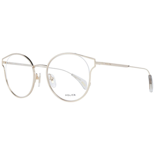 Eyeglasses Frames by Police for women in rose-gold features a refined silhouette, showcasing a refined rose-gold coloured frame and full-frame frame design for a sophisticated, premium look.