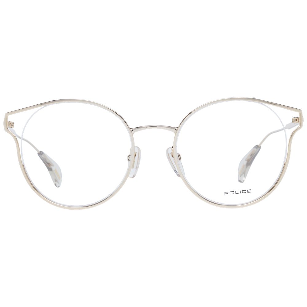 Eyeglasses Frames by Police for women in and rose-gold showcases an refined full-frame frame design featuring a sophisticated rose-gold coloured frame for an refined and refined aesthetic.