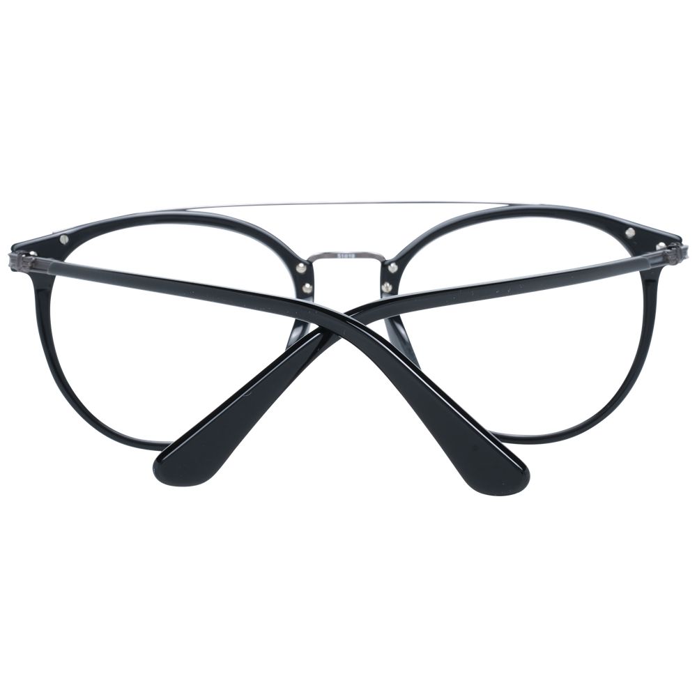 Eyeglasses Frames by Police for men in and black showcases a refined silhouette, detailed with a black coloured frame finish and a sophisticated full-frame frame design.